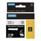DYMO Rhino 0.5 in. x 18 ft. Permanent Vinyl Industrial Label Tape - Clear/Black Print